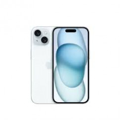Apple iPhone 15 - 5G smartphone - dual-SIM / Internal Memory 256 GB - OLED display - 6.1" - 2556 x 1179 pixels - 2x rear cameras 48 MP, 12 MP - front camera 12 MP - blue